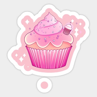 Cupcake Sticker